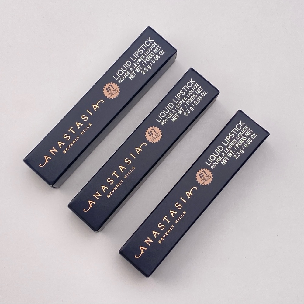ABH Travel Size (3 Pack) Liquid Lipstick Ashton Neutral Brown Retro - Picture 10 of 10